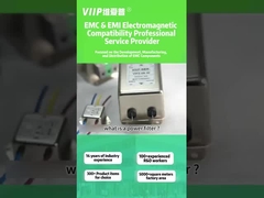 CE ROHS 단일 단계 RFI 필터 0.5A-300A 전자 간섭 필터