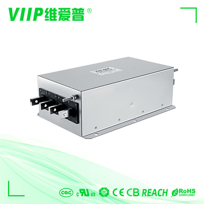 주문 VFD 모터 드라이브를 위한 60-90dB 30A EMI 억제 필터 online manufacture