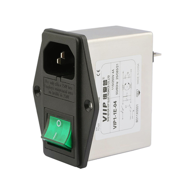 주문 IEC 소켓 필터 간섭 감축 필터 -25C- 85C 최적의 소음 관리 및 억제를 위해 작동 online manufacture