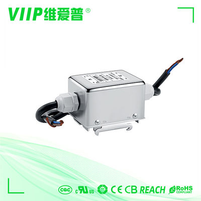 주문 플러그인 DC EMI 필터 30A 60VDC 전원 라인 노이즈 필터, 금속 케이스 포함, 150Khz-30Mhz 감쇠 online manufacture