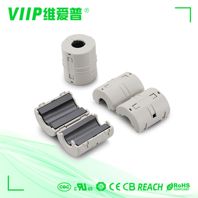 주문 3 밀리미터 Dia 케이블을 위한 아철산염 링 코아 위의 VIIP 원통이 클립 online manufacture
