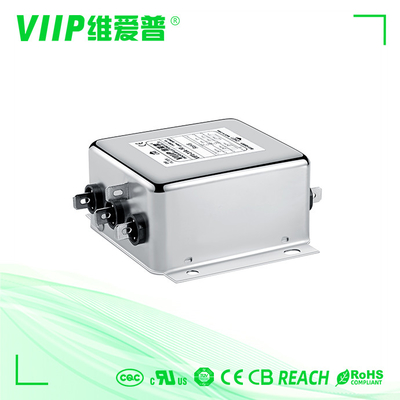 직물 장비 440VAC 10A 3상 RFI 필터 CE ROHS UL 94V-0