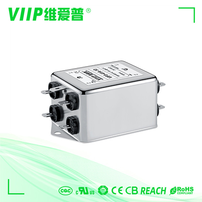 산업용 전력 시스템에서 50/60Hz 명소 중심 주파수를 위한 1000 VDC 전압 등급 RFI 필터