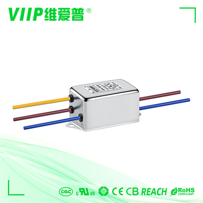 의학 장비 EMI 전력선 필터 120V 250V 배선 인입선