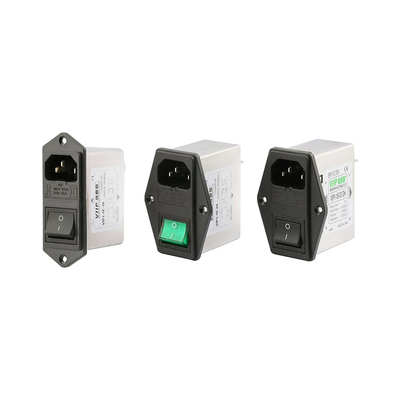 스크루 터미널 IEC EMI 필터 라이트 센서 시스템 1A-10A 등급 전류